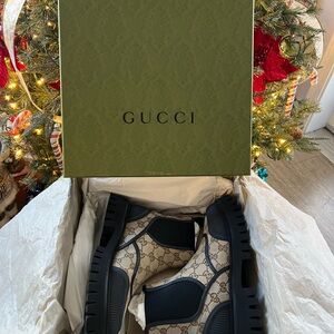 Gucci Black Sole Boots